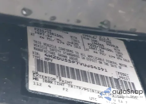 1997 Mercury Mountaineer из США, поврежденный, VIN 4M2DU55P7VUJ04391